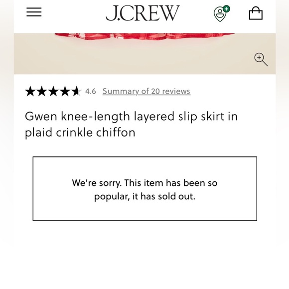 NWT J.Crew Gwen Lined Knee Length Plaid Layered Slip Skirt in Crinkle Chiffon - Picture 7 of 15